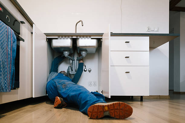 Professional Drain Cleaning technician working in Mexico, NY